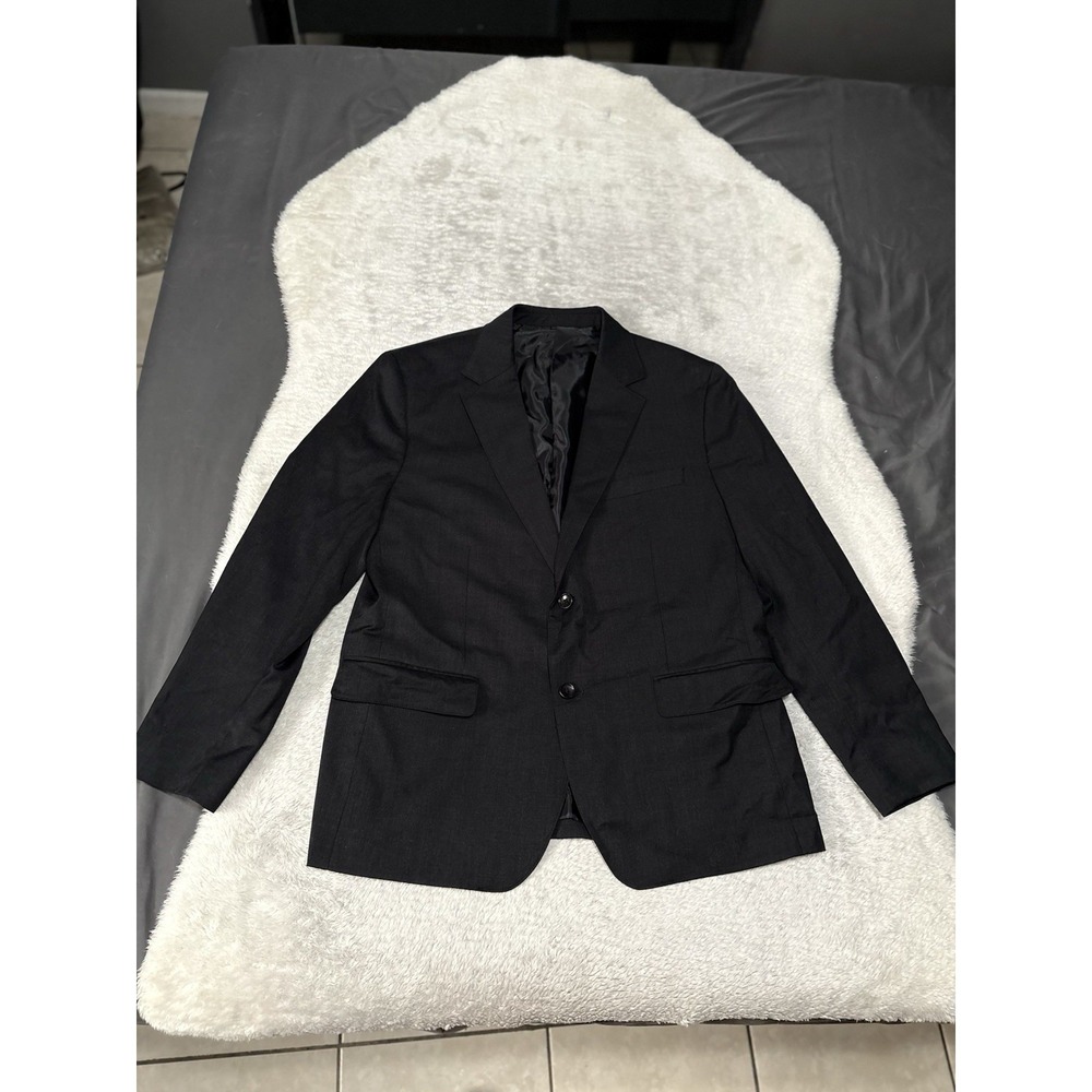 Bonobos Blazer Jacket Wool Standard Fit Black Size 42S 2 Button Formal